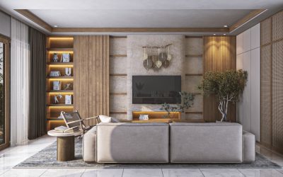 Desain Interior Ruang Keluarga Scandinavian